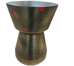 Open Box: Shae Round Metal Accent Table (13.5&quot;)