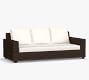 Torrey Wicker Square Arm Outdoor Sofa (86&quot;)