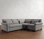 York Roll Arm Deep Seat 3-Piece Wedge Sectional (109&quot;)