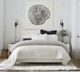 Pick-Stitch Handcrafted Cotton Linen Quilt