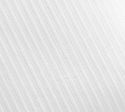 Striped Matelasse Organic Cotton Duvet Cover