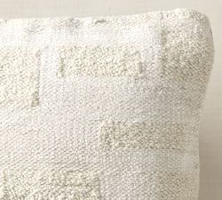 Textured Geo Squares Pillow Cover