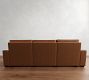 Big Sur Square Arm Leather Power Reclining Sofa (82&quot;-138&quot;)