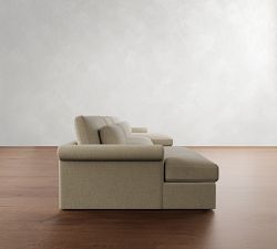 Westwood Roll Arm Deep Seat Double Chaise Sectional (191")