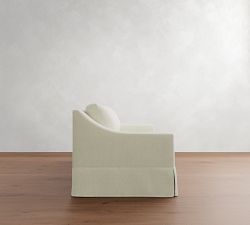 York Slope Arm Slipcovered Sofa (60&quot;-108&quot;)