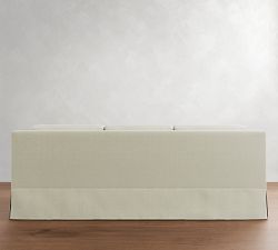York Square Arm Deep Seat Slipcovered Sofa (60&quot;-108&quot;)