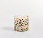Hand Painted Flower Candle