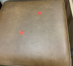 Open Box: Maison Leather Backless Stool