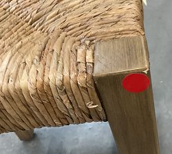 Open Box: Malibu Woven Counter Stool, Honey
