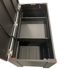 Open Box: Malibu Metal Storage Trunk with Inserts