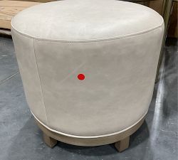 Open Box: Jake Leather Swivel Stool