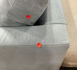 Open Box: Carmel Slim Arm Sofa (57&quot;&ndash;117&quot;)