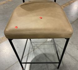 Open Box: Maison Leather Stool