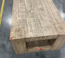 Open Box: Rockport Rectangular Reclaimed Wood Coffee Table (66&quot;)