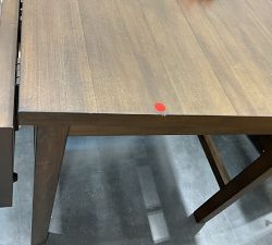 Open Box: Mateo Drop Leaf Dining Table, Salvaged Black, 30-54&quot;L