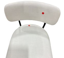 Open Box: Maison Upholstered Swivel Stool