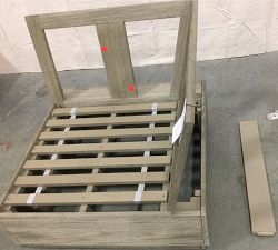 Open Box: Build Your Own - Indio Eucalyptus Modern Platform Outdoor Sectional Components