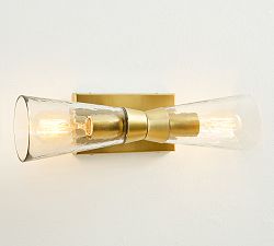Open Box: Frances Tapered Double Tube Sconce