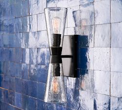 Open Box: Frances Tapered Double Tube Sconce