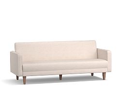 Open Box: SoMa Edison Upholstered Sleeper Sofa, Polyester Wrapped Cushions, Park Weave Charcoal