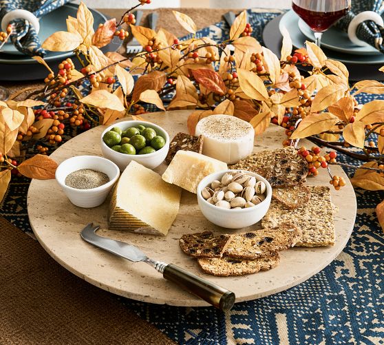 Travertine Marble Lazy Susan