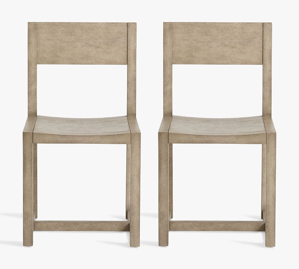 Open Box: Reed Dining Chair, Warm Rustic Gray