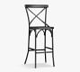 X-Back Metal Outdoor Barstool