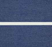 Sunbrella®, Cobalt with Natural Piping