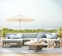 Indio Eucalyptus 3-Piece U-Shaped Double Chaise Outdoor Sectional (140&quot;)