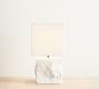 Amara Chiseled Marble Table Lamp (14&quot;-19&quot;)