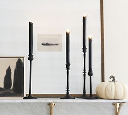 Premium Flickering Flameless Wax Taper Candle