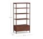 Bloomquist Open Bookcase with Drawer (37&quot;)