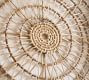 Open Weave Handwoven Wicker Basket Wall Art - 40&quot;