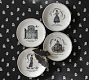 Wednesday Stoneware Appetizer Plates - Set of 4
