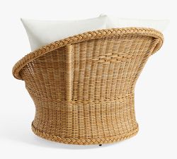 Westport Swivel Outdoor Papasan Chair