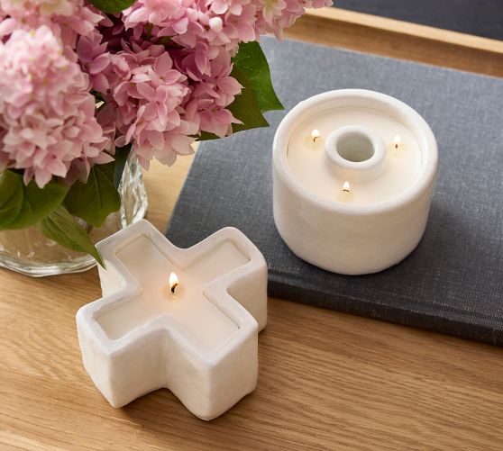 XO Ceramic Candle Set