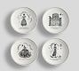 Wednesday Stoneware Appetizer Plates - Set of 4