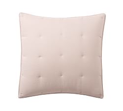 Open Box: Belgian Flax Linen Comforter Sham, Set of 3, Euro - Smoky Quartz