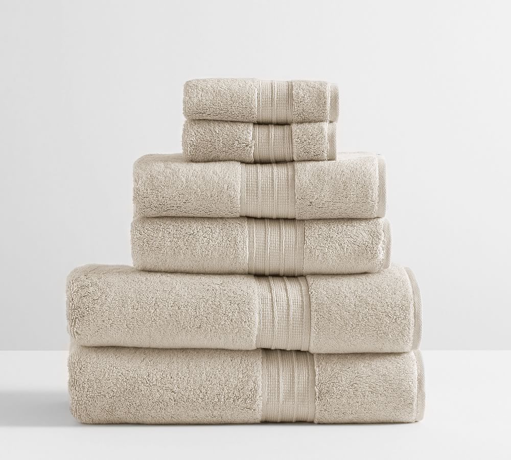 Hydrocotton Towel Bundles - Taupe, Set of 6