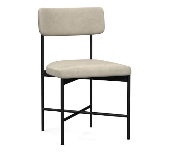 old maison chair ① Open Box: Maison Leather Dining Chair | Pottery Barn