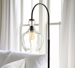 Flynn Recycled Glass Floor Lamp (65&quot;)