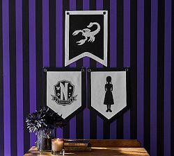 Wednesday Pennants - Set of 3