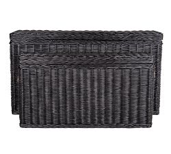 Muriel Rattan Nesting Console, Set Of 2