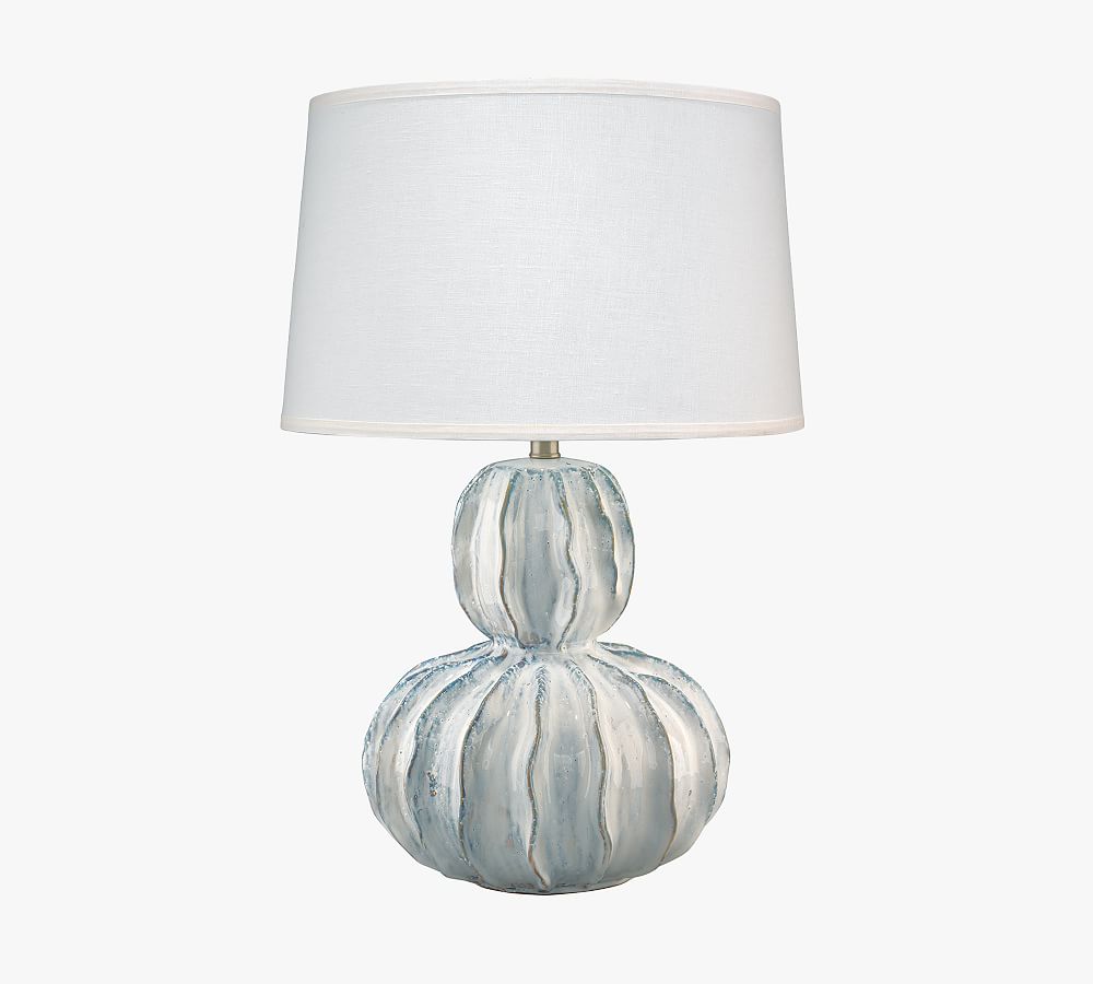 Bonfield Ceramic Textured Table Lamp (27&quot;)