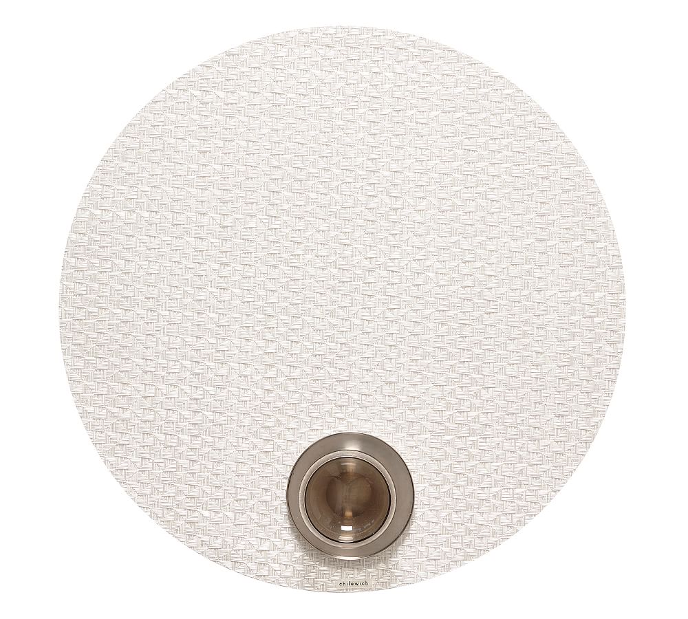 Chilewich Origami Indoor/Outdoor Round Placemats - Set of 4
