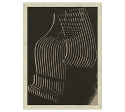 Lines on Linen Framed Prints