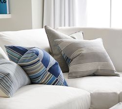 Ziri Striped Reversible Pillow Cover