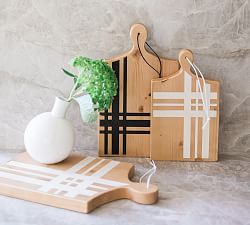 Handcrafted Reclaimed Wood Tartan Serving Board
