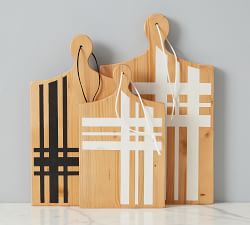 Handcrafted Reclaimed Wood Tartan Serving Board