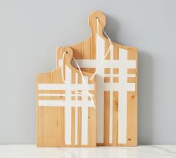 Handcrafted Reclaimed Wood Tartan Serving Board